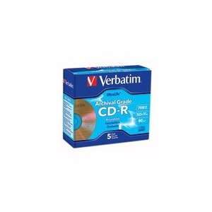  DISC,CD R,80MN,ARC,5PK,GD