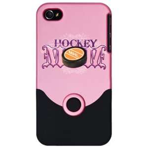  iPhone 4 or 4S Slider Case Pink Hockey Mom Everything 