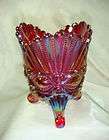 Acorn Spooner Purple Carnival Carnival Glass Vase Mosser items in 