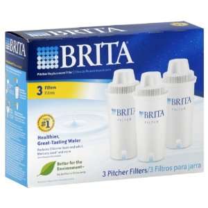  Brita 3 Pack Pitcher Replacement Water Filter 6025835556 