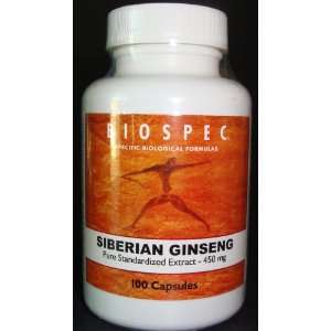   SIBERIAN GENSENG 450 mg For Stamina, Energy and Endurance 100 Capsules