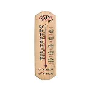  170    Large Maple Wood Thermometer Titan Jr. Patio, Lawn 
