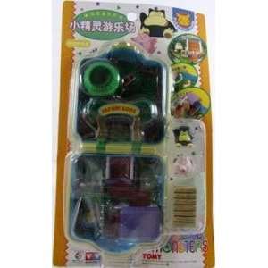 Pokemon Forest Playset with Snorlax & Chansey   Tomy Japan Import 1998 