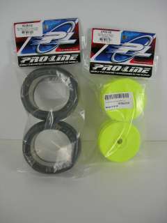   set of 1/8 V3 Revolver Buggy Tires and Wheels by Proline Racing