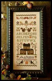 Little House Needleworks Counted Cross Stitch Chart Autumn Band 