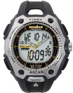   Timex Mens T5G681 Ironman Triathlon Solar Dual Tech Watch Timex