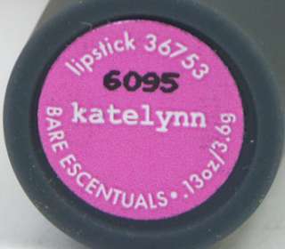 id Bare Minerals Escentuals Lipstick Katelynn .15 OZ Rose Pink NEW 