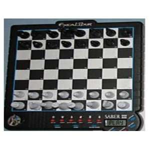  Excalibur Electronic Chess Game   Saber III Toys & Games