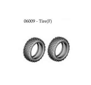 OFF ROAD BUGGY TIRES (2) SQUARE PIN TREAD NEW 06009  