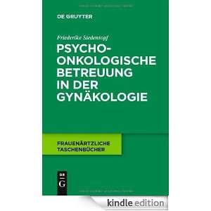 Psychoonkologische Betreuung in der Gynäkologie (Frauenarztliche 