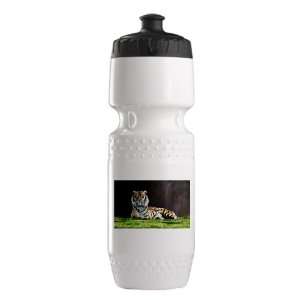  Trek Water Bottle White Blk Bengal Tiger Stare HD 