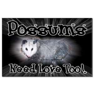   Possums Need Love Pets Mini Poster Print by  Patio, Lawn