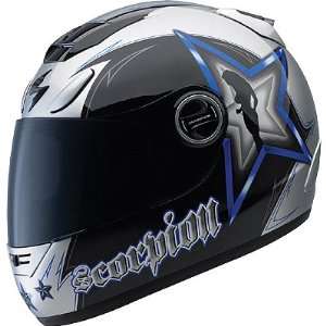 Scorpion Hollywood EXO 700 On Road Racing Motorcycle Helmet   Blue 