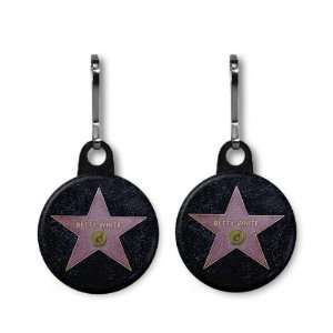  BETTY WHITE Hollywood Star 2 Pack of 1 inch Zipper Pull 