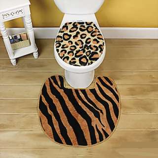   Animal Print Bathroom Accessory Set Tiger Leopard Cheetah NEW  