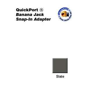  Leviton AC837 BGR Acenti Red Banana Jack QuickPort Snap In 
