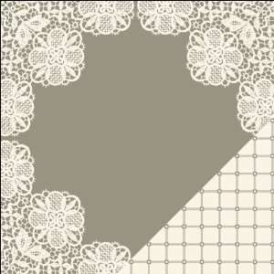 Tie The Knot Double Sided Paper 12X12 Round Lace Arts 