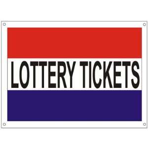 Lottery Tickets Business Banner Sign 