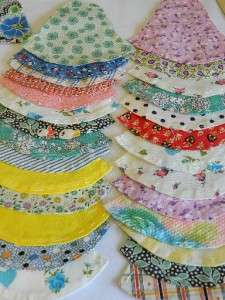 Vintage Cotton Fabric Sunbonnet Sue Quilt Pieces  