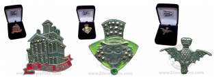 HAUNTED MANSION ® OPIN HOUSE   MARCASITE PIN SET OF 3  