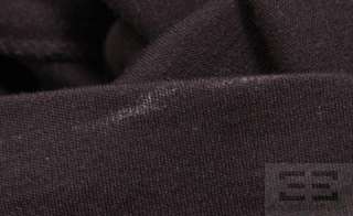   Diane von Furstenberg Dark Purple Wool Bateau Neck Dress Size 8  