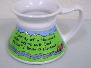 Ceramic No Skid Travel Mug Shoebox Greeting Cup Journey  