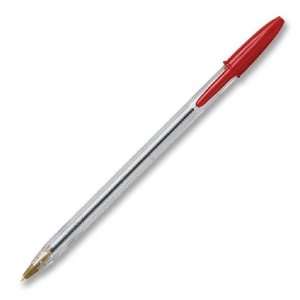 Bic Cristal   Red Medium Point. Pen, BX/12 Office 