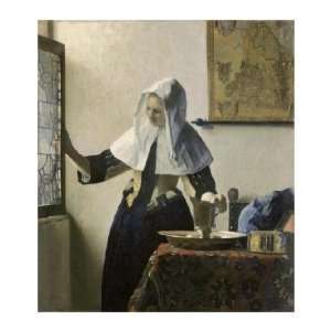  Johannes Vermeer   Woman With A Water Jug Giclee