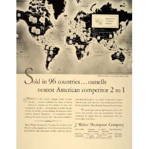  1939 Ad J. Walter Thompson Advertising Ponds Face Cream 
