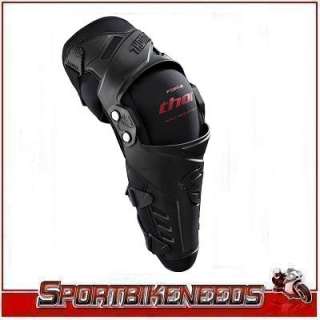 Thor Force Black Red Knee Guards New Small/Medium  