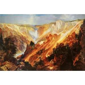 Thomas Moran 36W by 24H  The Grand Canyon Of The Yellowstone 