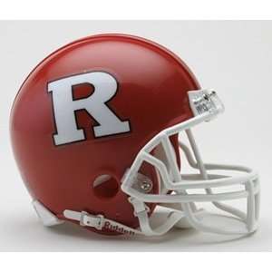  Rutgers Riddell Mini Football Helmet Sports Collectibles