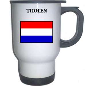  Netherlands (Holland)   THOLEN White Stainless Steel Mug 