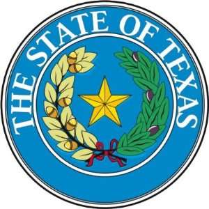  Texas state Seal Round Stickers Arts, Crafts & Sewing