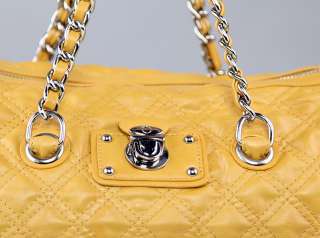 Women Quilted Chain Shoulder Bag Satchel Designer Large Handbag NEW 