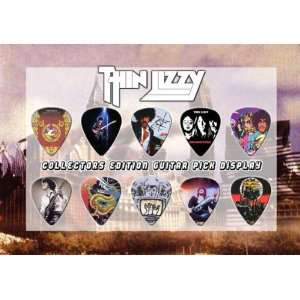  Thin Lizzy Premium Celluloid Guitar Picks Display A5 Sized 
