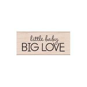  Big Love Wood Mounted Rubber Stamp (D4944) Arts, Crafts 