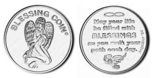 ANGEL BLESSING COIN with Description Card  