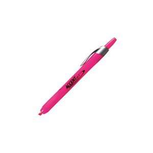   Accent Retractable Highlighter fluorescent pink