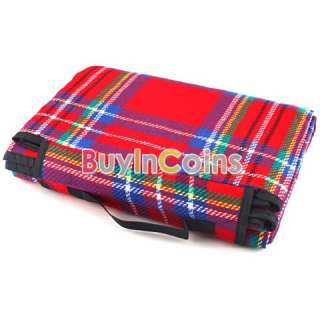   150 Waterproof Red And Blue Outdoor Beach Camping Mat Picnic Blanket