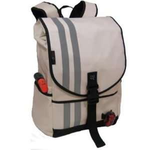 Banjo Brothers Medium Bicycle Commuter Backpack   WHITE  