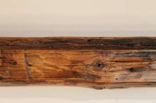 Vintage reclaimed Pine barn beam shelf