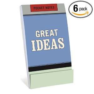  Knock Knock Pocket Notes Great Ideas (Pack of 6) Health 