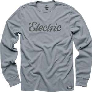 Electric Cursive Thermal Mens Long Sleeve Sports Wear Shirt w/ Free B 