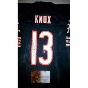  Johnny Knox Signed Chicago Bears Jersey 