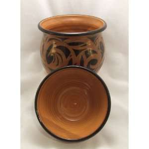  Brown Celtic Ceramic Cool Dip by Moonfire Pottery Kitchen 