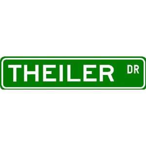  THEILER Street Sign ~ Personalized Family Lastname Novelty 