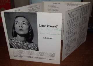 The inset is signed by Grace, and the records are all in excellent 