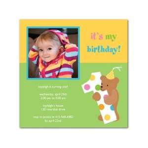 Birthday Party Invitations   Bears Candle By Meri Meri