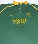 South Africa Rugby Shirt Autographed By Victor Matfield with COA